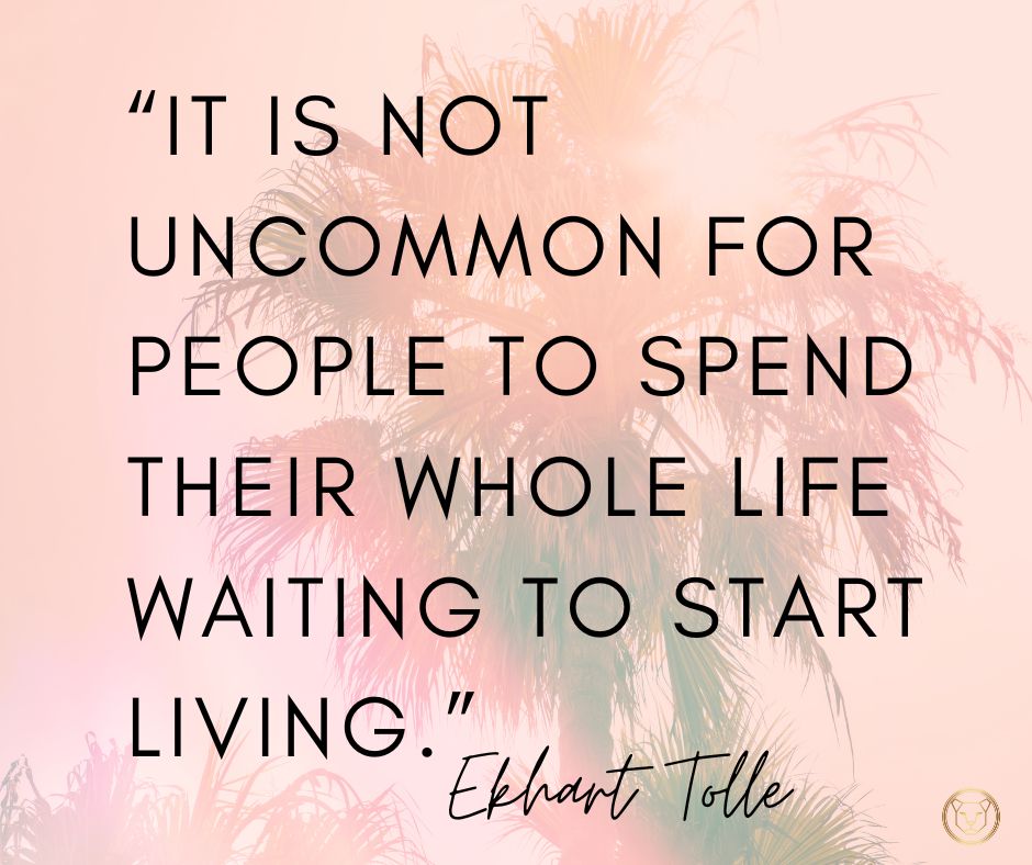 Ekhart Tolle- Not Uncommon For People to Spend Their Whole Lives 5.6.2024