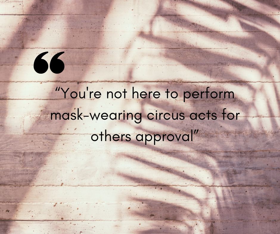 wearing mask for approval